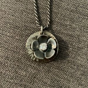 Silpada 20” Necklace with Flower Pendant